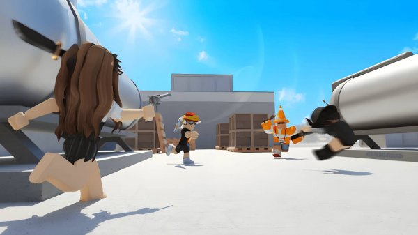 играем в murders vs sheriffs с другом! (Roblox)