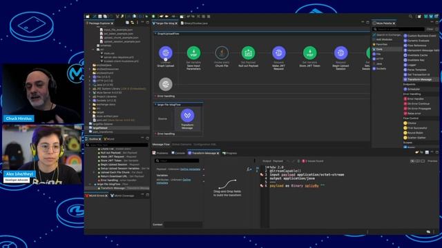 Processing large binary files in MuleSoft with Chuck!! | live coding смотреть онлайн