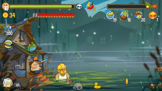 АТАКА НА БОЛОТЕ ВСЕ БОССЫ ИГРА ДЛЯ ДЕТЕЙ ОХОТА НА ЗОМБИ ЗВЕРЕЙ НА БОЛОТЕ SWAMP ATTACK смотреть онлайн