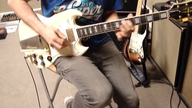1966 GIBSON SG CUSTOM LES PAUL DEMO. смотреть онлайн
