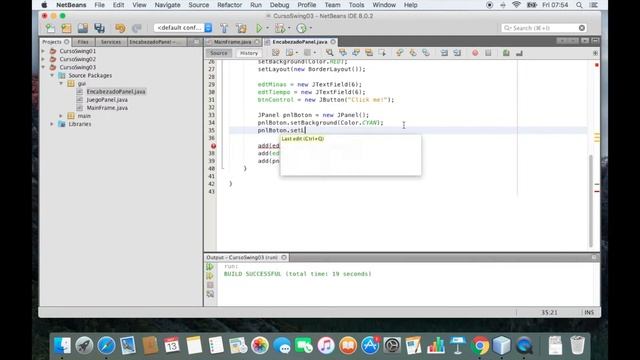 03 Java Swing - JTextField смотреть онлайн