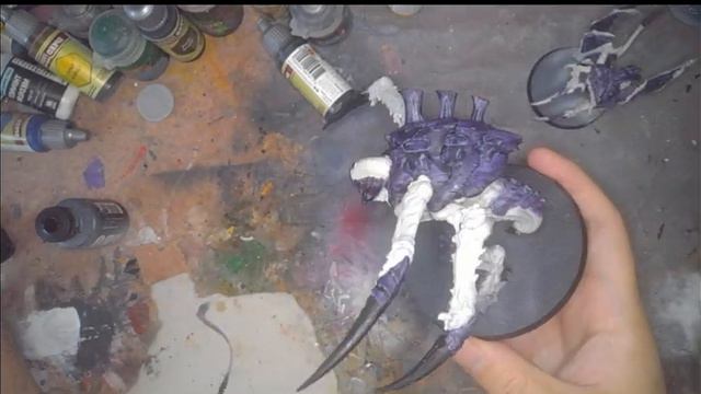 Screamer killer and winged tyranids prime Speed Painting смотреть онлайн