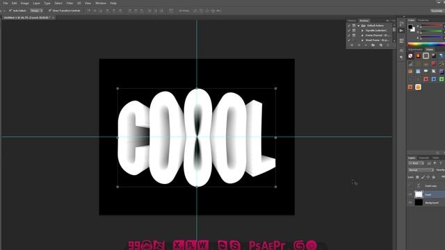 Photoshop CS6 3D Text Effect Tutorial смотреть онлайн