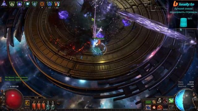 Подрыв трупов УНИЧТОЖАЕТ убер мейвен! || Path of exile DD Elementalist 3.22 смотреть онлайн