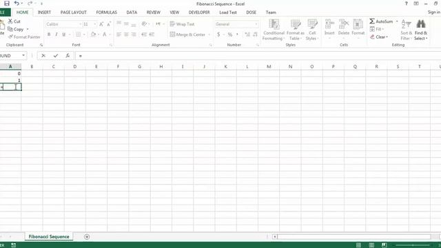 Excel Fibonacci Sequence - How to create sequence смотреть онлайн
