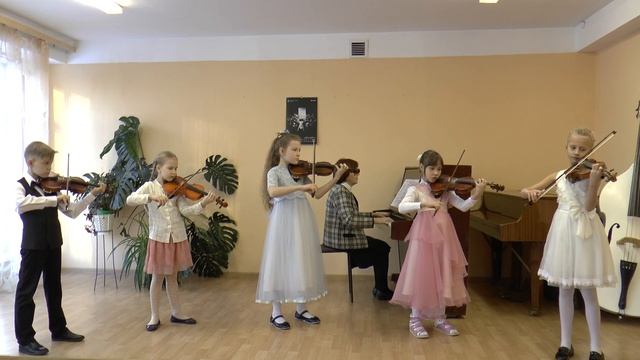 Ж.Металлиди «Мой конь». Ансамбль скрипачей 2-3 класса. смотреть онлайн