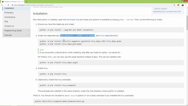 Python és Kivy GUI programozás - 01 - Kivy telepítése смотреть онлайн