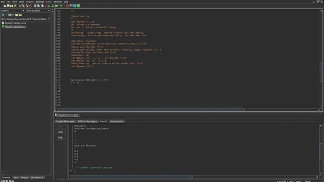 Java Basics E7 - Operator Precedence Table смотреть онлайн