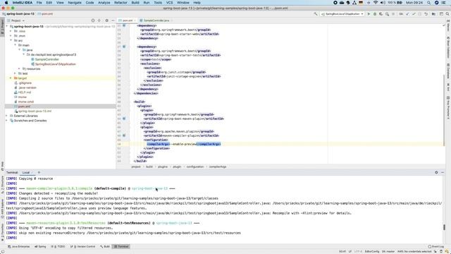 Use JDK 13 Experimental Features with Spring Boot смотреть онлайн