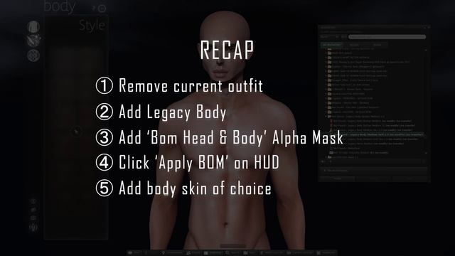 Second Life University - How to Upgrade your Avatar's Body with Legacy Male Mesh Body смотреть онлайн