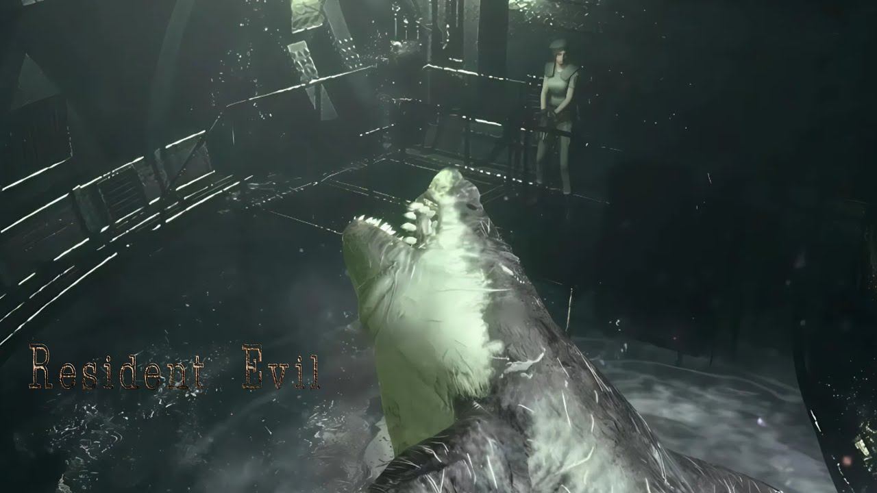 РЕВАНШ С АКУЛАМИ! - Resident Evil 2002 № 9 Первое прохождение смотреть онлайн