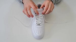 How To Lace Nike Air Force 1s Loosely (BEST WAY!)