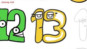 Drawing Number Lore 0 - 21 and Symbols