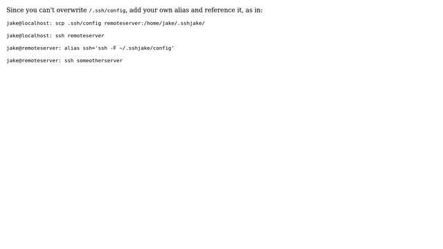Is there a way to forward my .ssh/config file to an ssh connection? (4 Solutions!!) смотреть онлайн