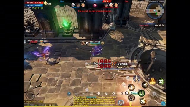 [Eva’s Saint 18m] 3vs3 Honorable Battlefield | Lineage 2 Revolution [Thu 17 Jun] смотреть онлайн
