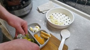 Лёгкий овощной обед для ребенка .  Рацион ребенка 8-10 месяцев.  Меню ребенка в обед.