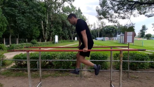 Подготовка к сдаче нормативов Гонка Героев 2020. #3 Доп упражнения на площадке - брусья смотреть онлайн