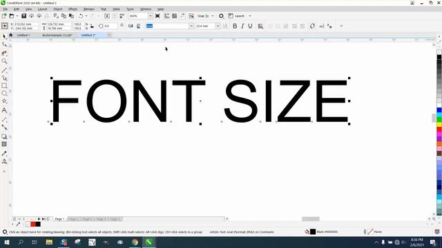 Corel Draw Tips & Tricks Change Font size from Points to mm смотреть онлайн
