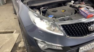 Киа Спортедж 3 led D1S под штатные блоки розжига - как улучшить свет фар без разбора ? 79281112002