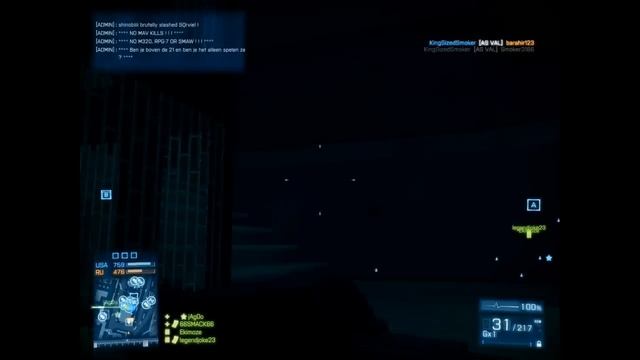 Battlefield 3 gameplay Operation Metro AEK-971 (Athlon II x2, 2Gb RAM, Sapphire hd 4770 512Mb DDR5) смотреть онлайн