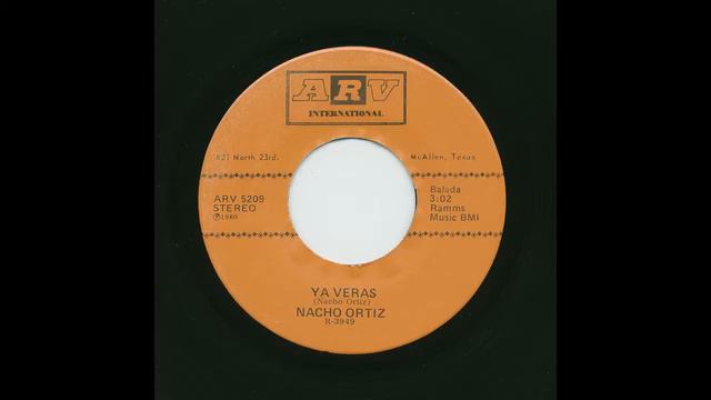 Nacho Ortiz - Ya Verás - ARV arv-5209 смотреть онлайн