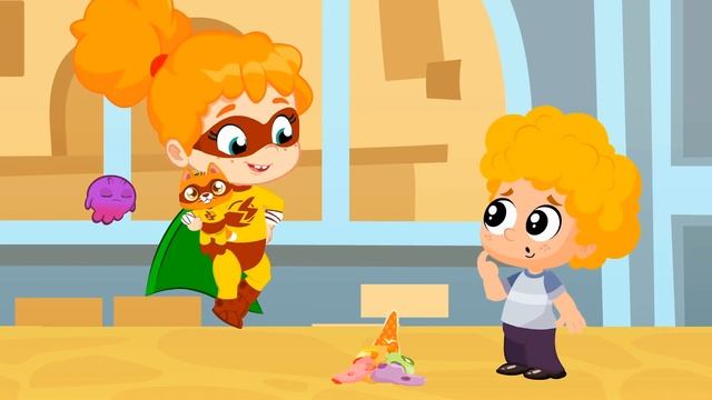 Groovy The Martian changes his color when he eats colorful easter eggs ??? смотреть онлайн