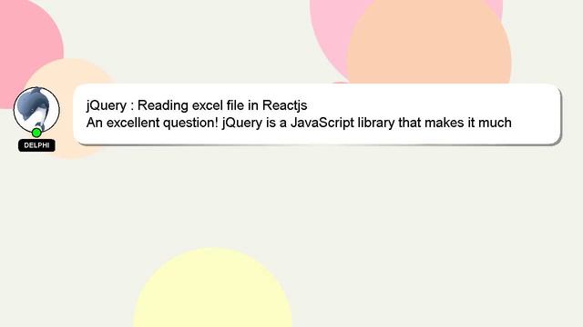 jQuery : Reading excel file in Reactjs смотреть онлайн
