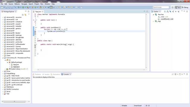 Java Multithreading - Process and Threads vs. Runnable смотреть онлайн