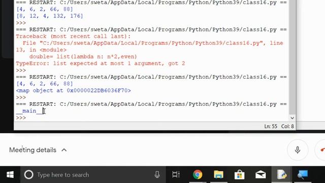 15- CODE 8 PYTHON CLASS ||Anonymous Function || filter || map смотреть онлайн