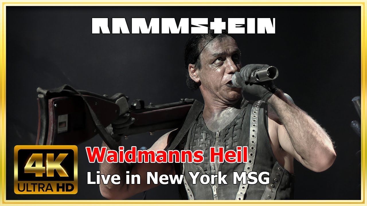 Rammstein Waidmanns Heil 4K 60fps In America