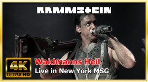 Rammstein Waidmanns Heil 4K 60fps in America