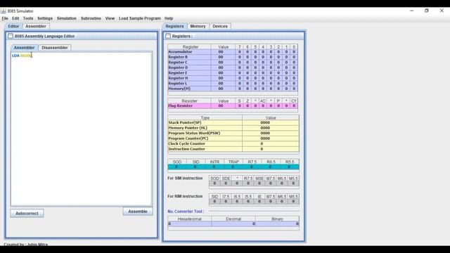 Use of Java based 8085 Simulator | Gaurav Singh Bhati смотреть онлайн