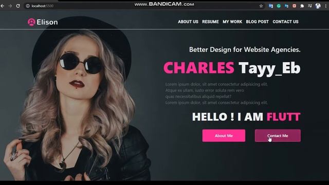 Website Template Using HTML, CSS3, JAVASCRIPT смотреть онлайн