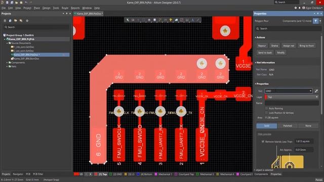 How to Connect Polygons to Nets in Altium Designer смотреть онлайн