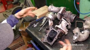 Причина недостаточного наддува мотора Mercedes OM651 (ошибка P2263)—вестгейт первой турбины.