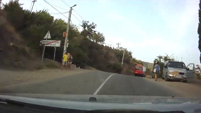 Крым. Дорога Р29. Алушта - ✕ Приветное смотреть онлайн