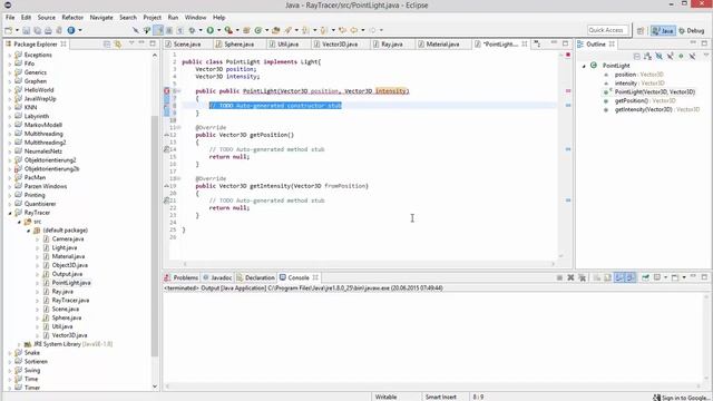 Grafik in Java - Raytracing #12 - Licht ins Dunkle смотреть онлайн