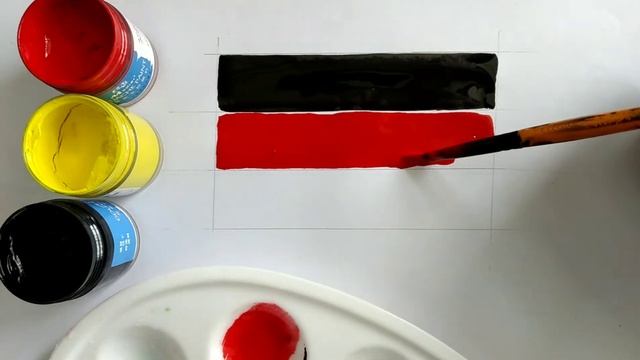 cómo dibujar la bandera alemana/how to draw german flag смотреть онлайн