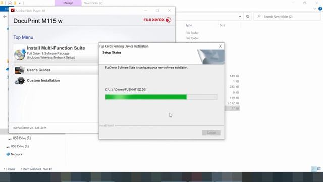 Fuji Xerox Docuprint M115FW Driver Download and Installer Tutorial смотреть онлайн