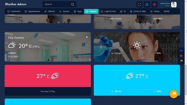 Medical Bootstrap 5 Admin Dashboard with LTR Dark Theme смотреть онлайн