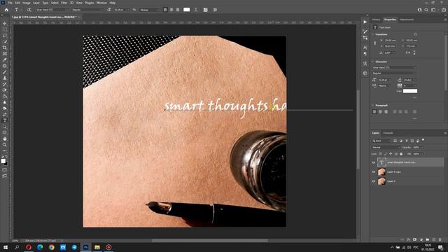 DELETE TEXT: How to remove text and make your own inscription in Photoshop смотреть онлайн