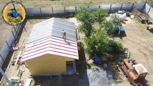 Каркасный дом из металла своими руками (часть 8). Как самому сделать теплую крышу.