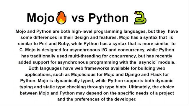 Introducing Mojo: The Next-Gen Programming Language Set to Replace Python Soon! | dipayancodes смотреть онлайн
