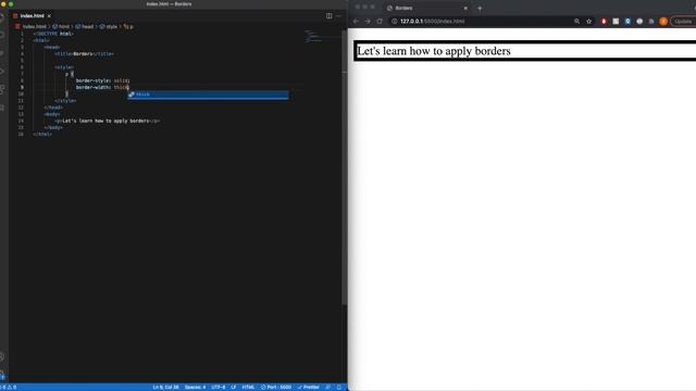 Learn How To Add Borders To Elements On Your Webpage Using CSS смотреть онлайн