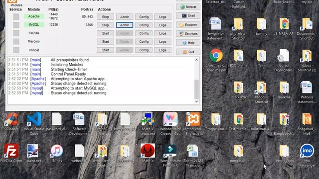 Introduction to XAMPP control panel and how to run backend PHP code using XAMPP. смотреть онлайн