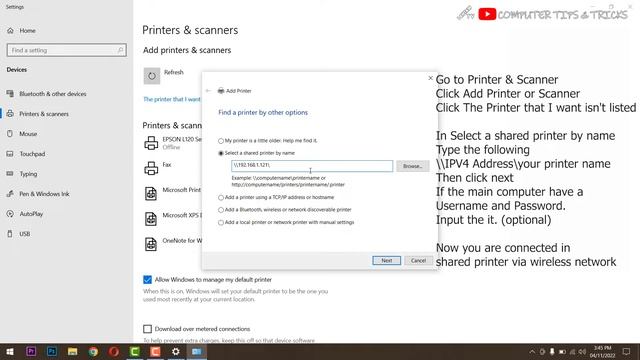?How to Connect you Laptop in Wireless Printer Windows 11 Set up смотреть онлайн