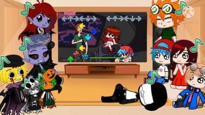 FNF React To Vs Shaggy Mod (Week 2 + Finale)||FRIDAY NIGHT FUNKIN'||ElenaYT.