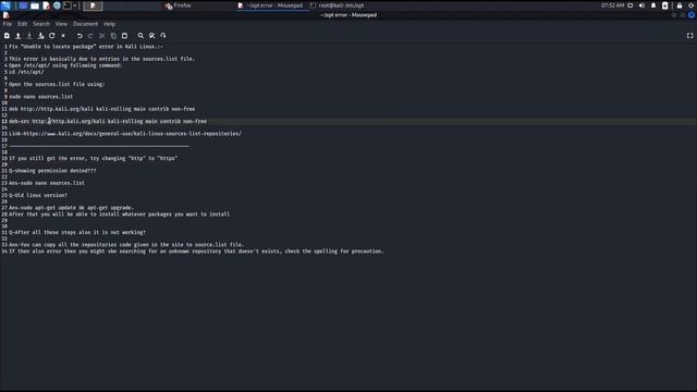 [commands link] kali linux error unable to locate package fixed! смотреть онлайн
