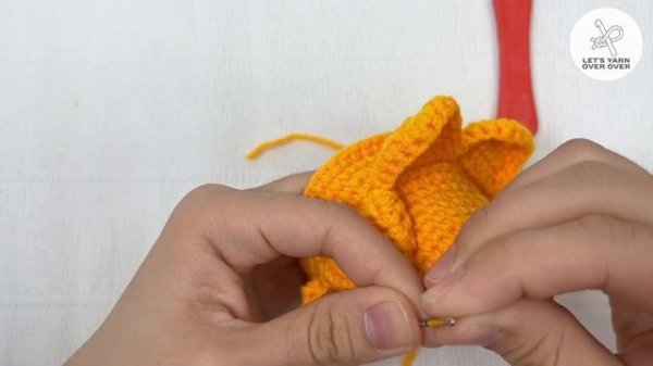 Crochet Gnomes Hiding in a Flower for Christmas Decoration | Free Amigurumi Gnomes Pattern