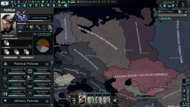 HOI4 TNO Aryan Brotherhood - Hyperborea - The North Awakens (The New Order: Ugly American) смотреть онлайн